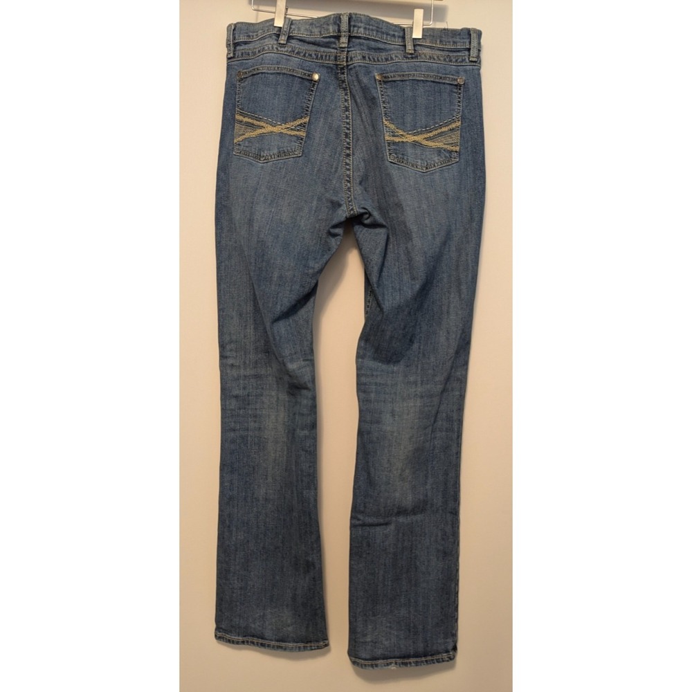 Wrangler 20X Vintage Bootcut Jeans Mens Dark Wash Western No.42 Denim - Picture 2 of 9
